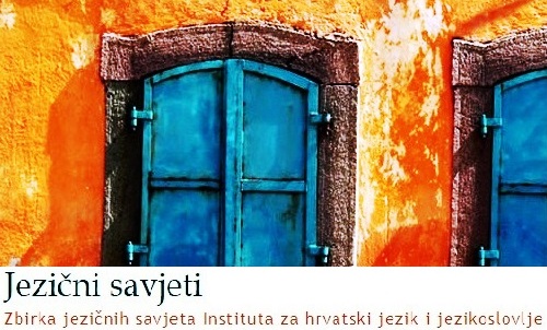 Jezini savjeti Instituta za jezik i jezikoslovlje