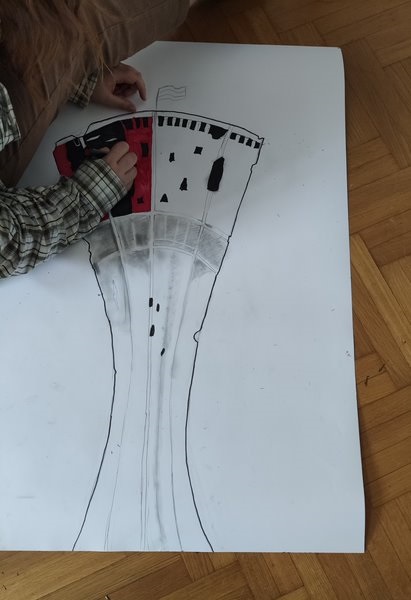 uenica crta vodotoranj u Vukovaru