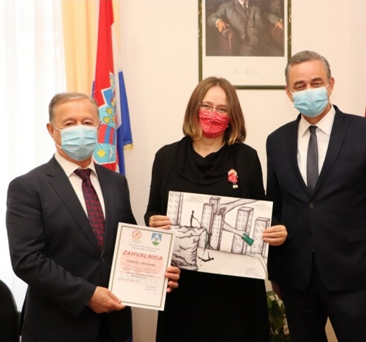 Pedagoginja Tamara Vrhovec na dodjeli nagrada i priznanja u upaniji