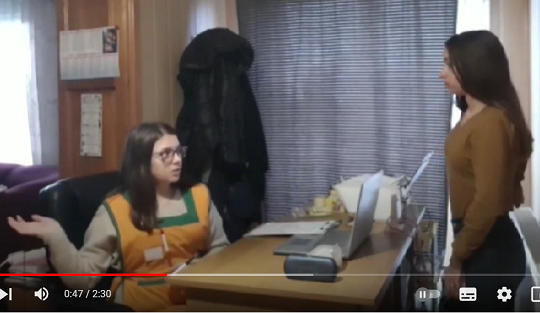uenice glume u kolskom video uratku na njemakom jeziku