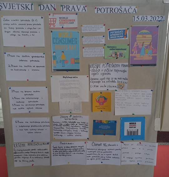 ureeni pano povodom Svjetskog dana prava potroaa
