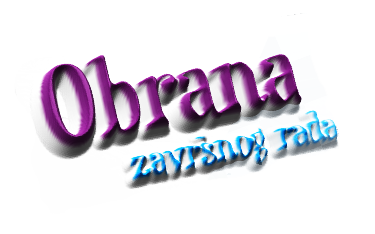 Obrana zavrsnog rada