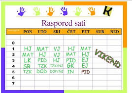raspored sati