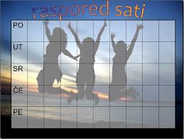 Raspored sati 2018./.2019